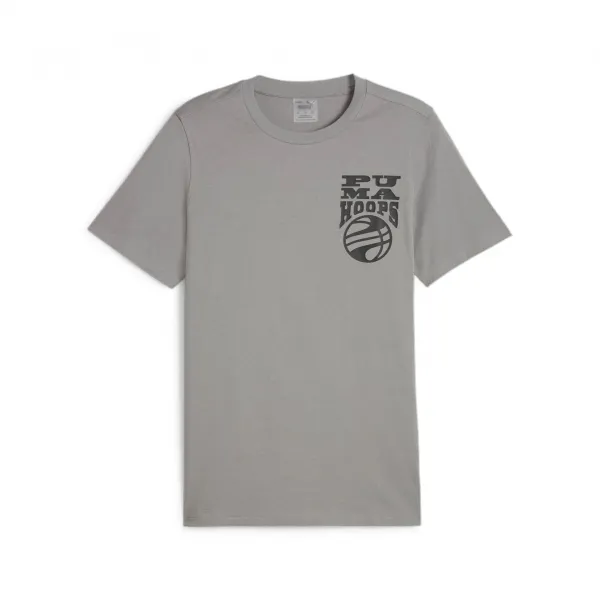 Camiseta Manga Corta Baloncesto Puma Hoops 2 Grey