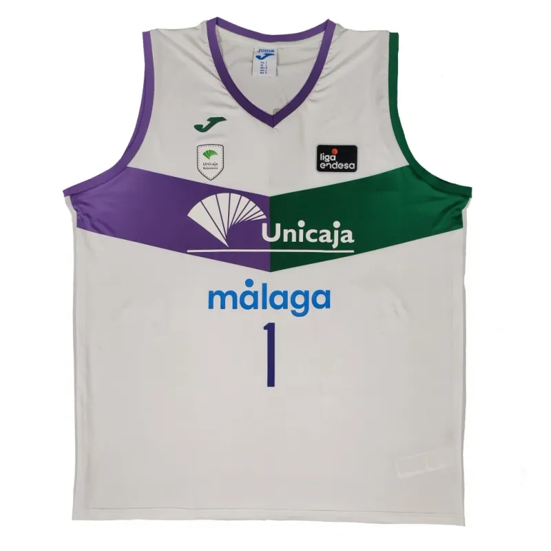 Camiseta baloncesto del Unicaja Malaga Baloncesto 2023-24 de Osetkowski