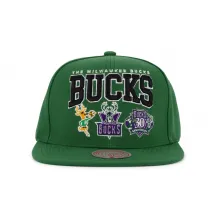 Gorra plana Milwaukee Bucks "NBA Champ stack" - Mitchell and Ness