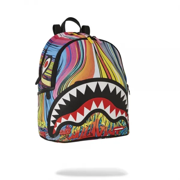 Mochila Sprayground Melt Graf Savage delantera