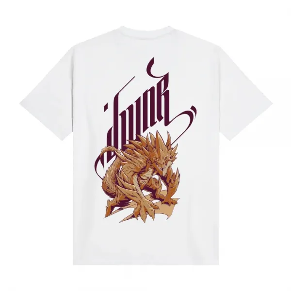 Camiseta Dolly Noire DLYNR Desert Dragon Blanca