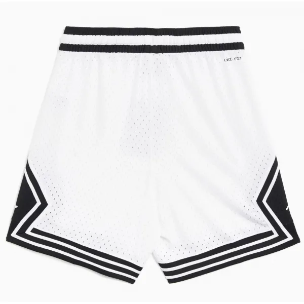 Short Air Jordan Dri-Fit Diamond blanco vista trasera