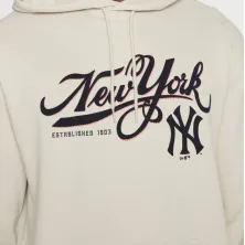 Sudadera New York Yankees Oversized en blanco de New Era