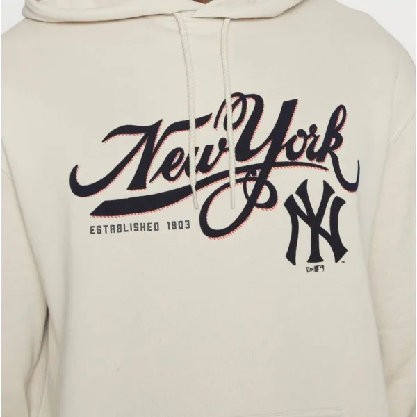 Sudadera New York Yankees Oversized en blanco de New Era