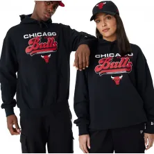 Sudadera Chicago Bulls Oversized - New Era NBA Graphic Negra