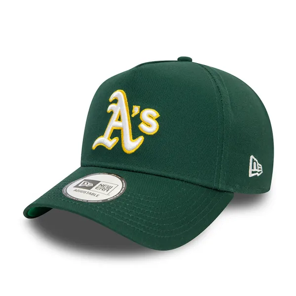 Gorra curva Oakland Athletics 9Forty world Series Patch Frame vista lateral