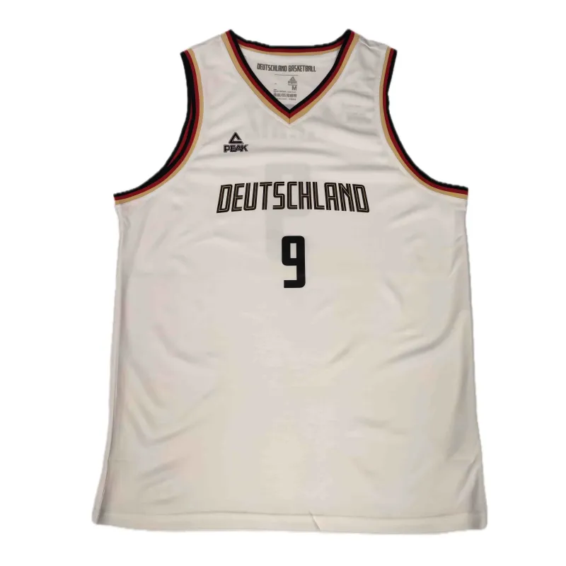 Camiseta Franz Wagner Alemania - Peak Baloncesto blanca