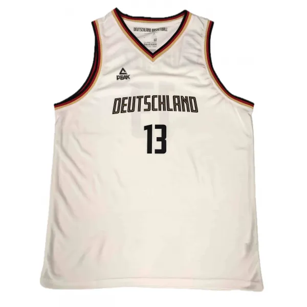 Camiseta Moritz Wagner Alemania - Peak Baloncesto blanca