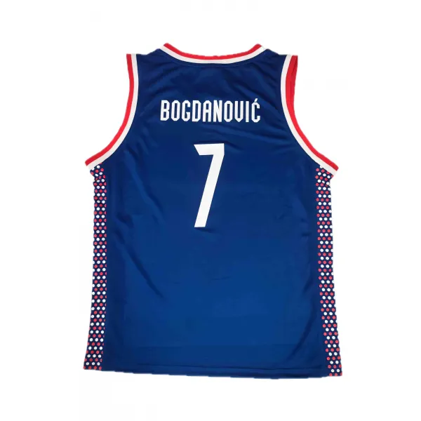 Camiseta Bogdan Bogdanovic Serbia - Peak Paris 2024 azul