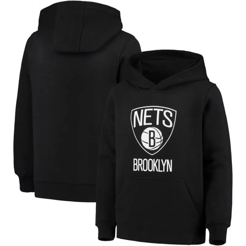 Sudadera baloncesto Brooklyn Nets NBA primary Logo Junior