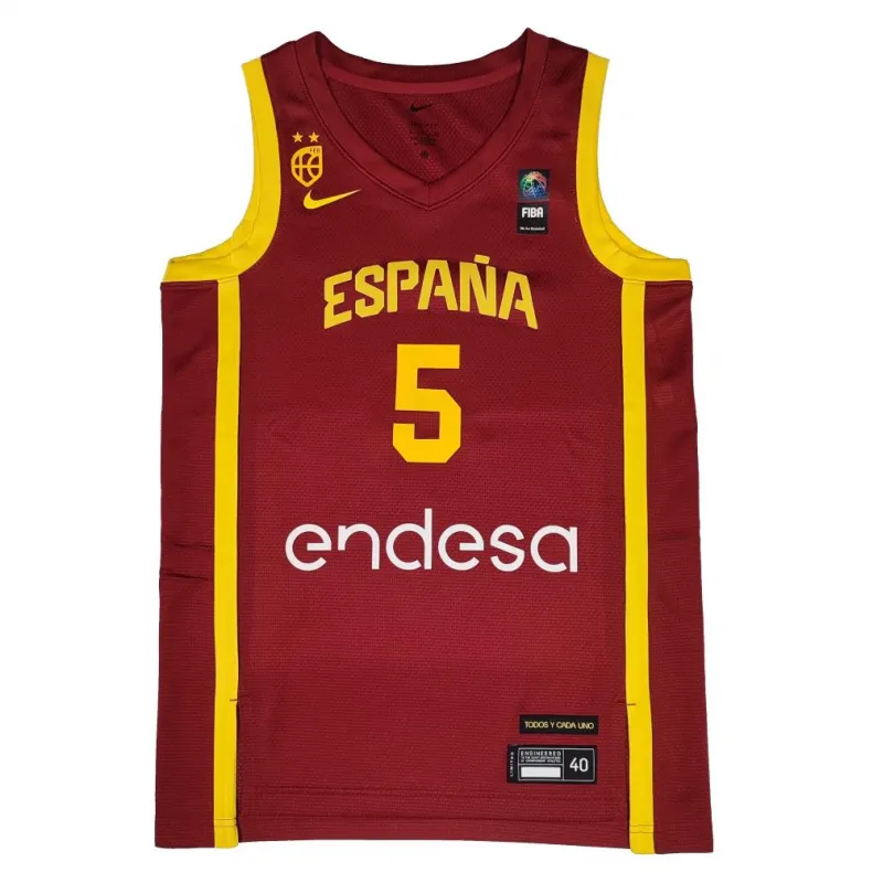 Camiseta de baloncesto Rudy Fernandez Espana Nike Baloncesto FIBA