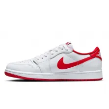 Zapatillas Nike Air Jordan 1 Low Retro OG White- University Red