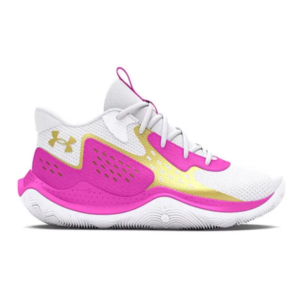 Zapatillas Under Armour Jet 23 GS White/Pink