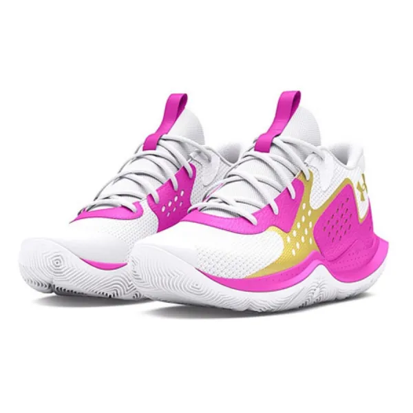 Zapatillas Under Armour Jet 23 GS White/Pink