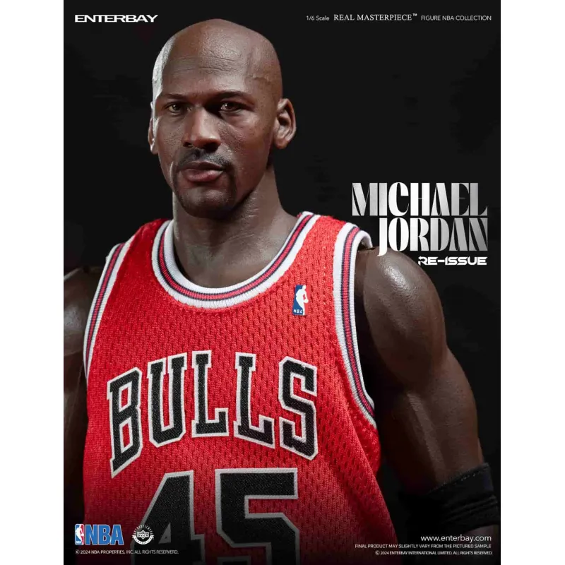 Figura de Michael Jordan con los Bulls de Enrterbay detalle