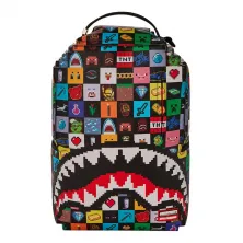 Mochila Sprayground Minecraft Checks frontal