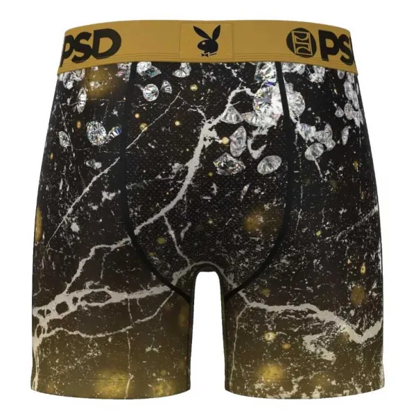 Calzoncillos Bóxer PSD underwear Solid Gold Playboy trasera