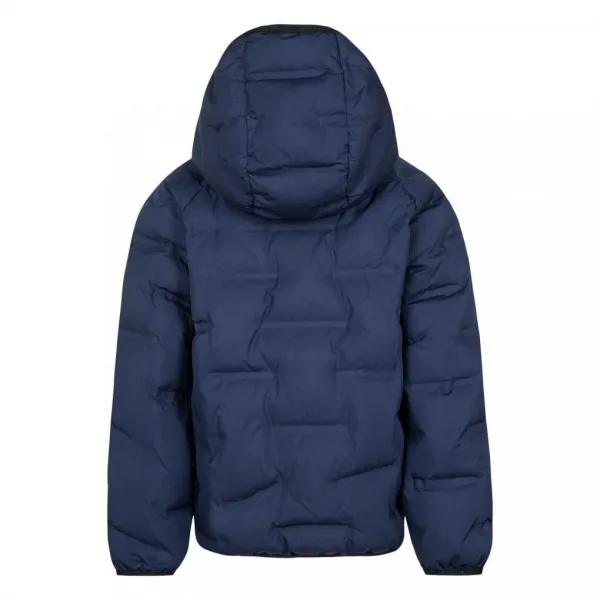 Abrigo Air Jordan Welded Puffer Junior azul frontal