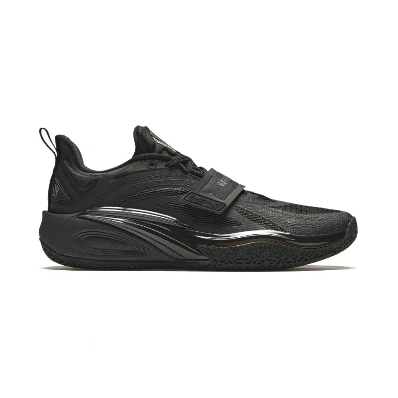 Zapatillas baloncesto Anta Kai 1 Yin negras lateral