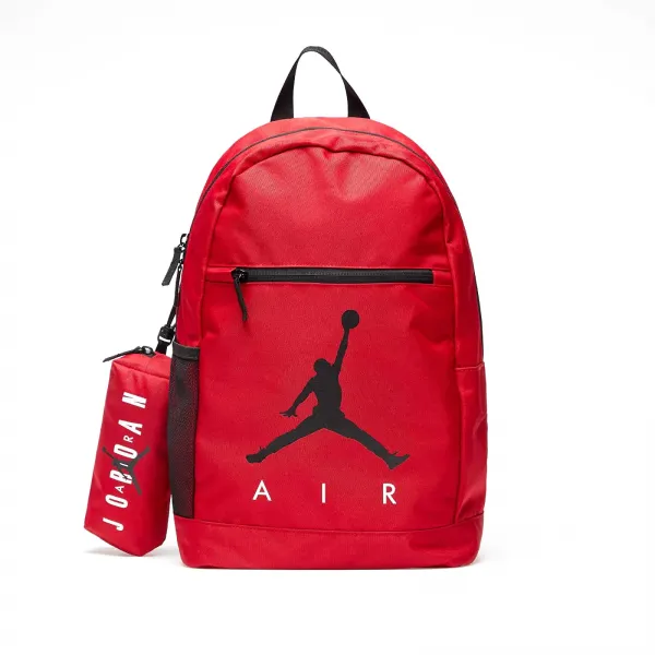 Mochila baloncesto Jordan Air School roja frontal