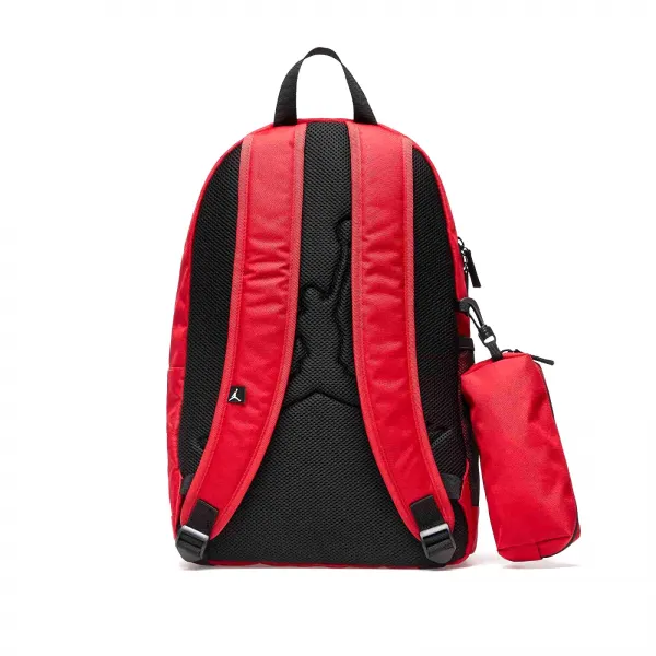 Mochila baloncesto Jordan Air School roja trasera