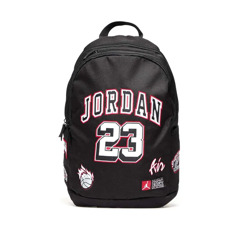 Mochila Air Jordan backpack patch negra frontal