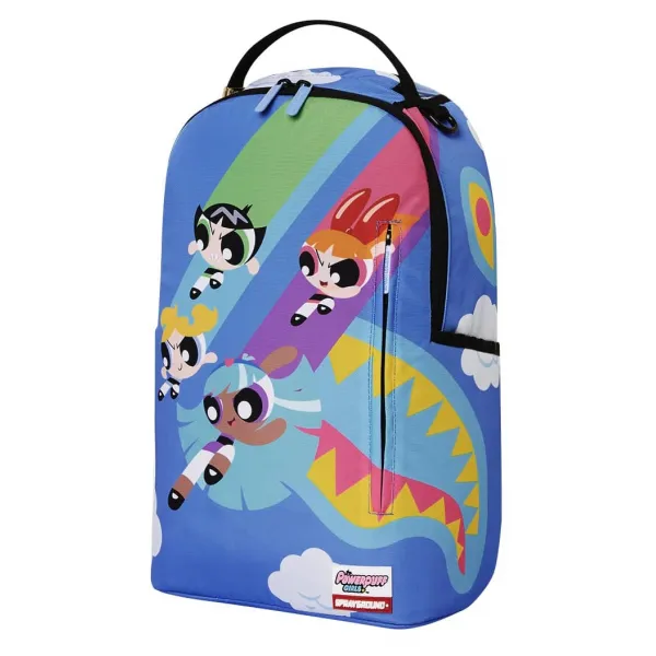 Mochila Sprayground Powerpuff Girls Action lateral 2