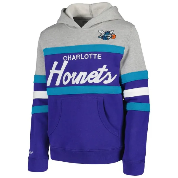 Sudadera Charlotte Hornets Head Coach Hoody Junior vista frontal