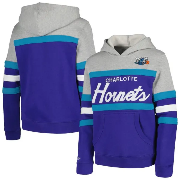 Sudadera Charlotte Hornets Head Coach Hoody Junior vista general