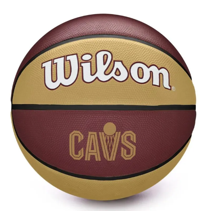 Balon Wilson Cleveland Cavaliers NBA tribute para exterior vista frontal