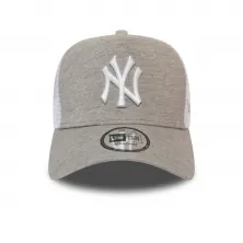 Gorra New York Yankees Jersey Essential Trucker gris frontal