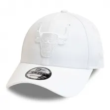 Gorra Bulls 9Forty NBA Essential blanca de New Era frontal