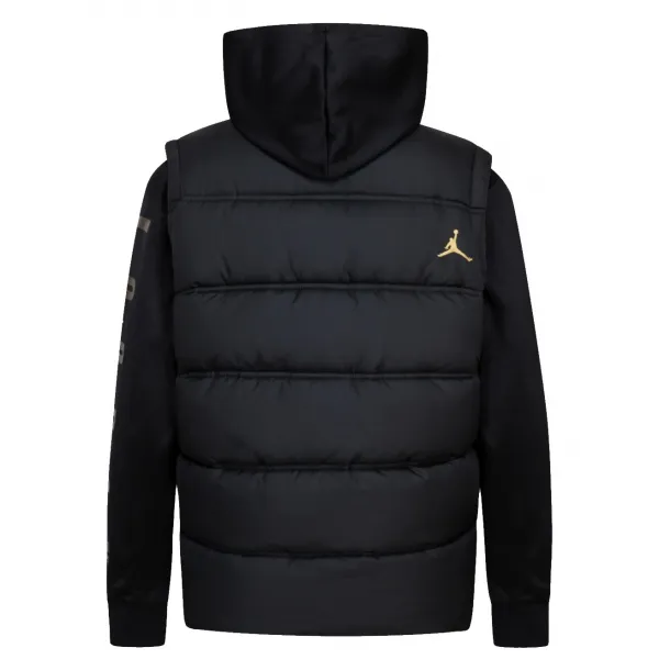 Chaqueta con Capucha Jordan JB Puffer para niños vista trasera