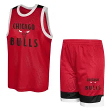 Equipación de Baloncesto Chicago Bulls Essential Mesh Outerstuff para niños frontal