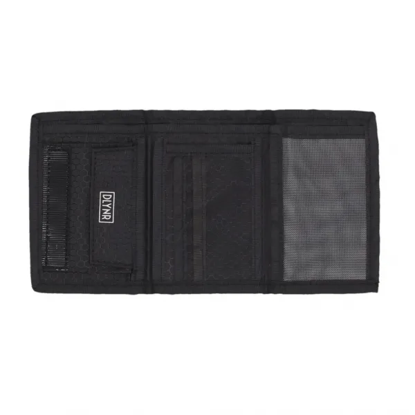 Cartera de velcro Dolly Noire Corporate Wallet negra vista interior