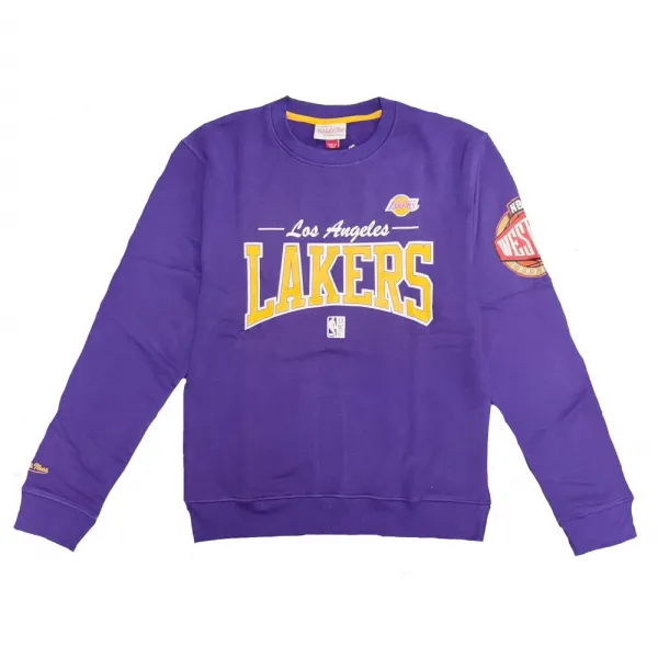 Sudadera Los Angeles Lakers "NBA There and Back" estilo retro vista frontal