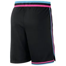 Short Miami Heat Vice City Edition Swingman Nike negro posterior