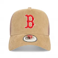 Gorra Boston Red Sox MLB Cord Trucker Beige vista frontal