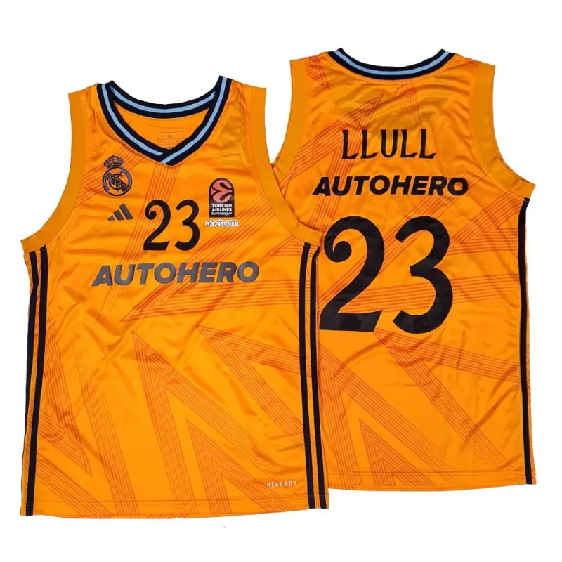 Camiseta Sergio Llull Real Madrid Baloncesto Adidas Junior segunda Equipación