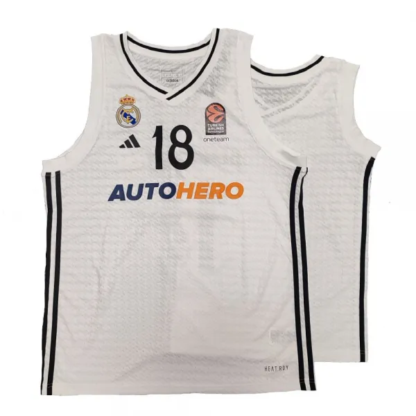 Camiseta Serge Ibaka Real Madrid Baloncesto Adidas Junior primera equipación