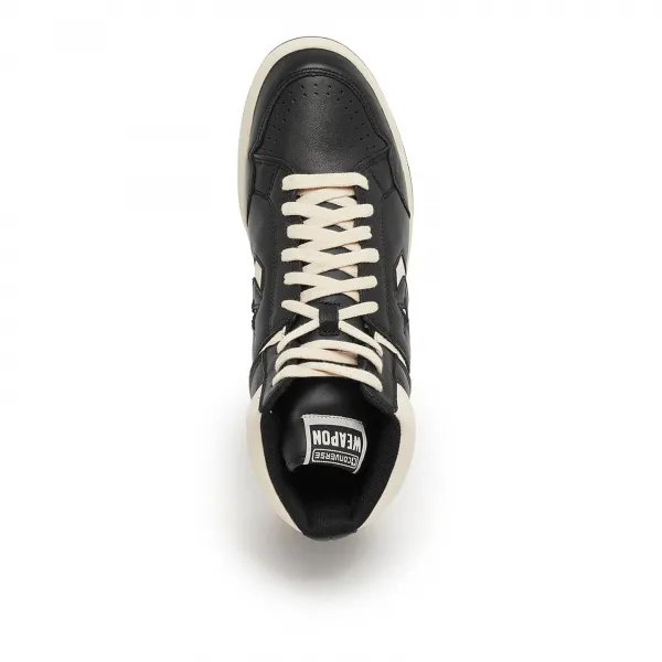 Zapatillas Converse Weapon OG Mid negras lateral superior 1