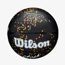 Balon Caitlin Clark Journey Series WNBA Wilson en negro vista superior