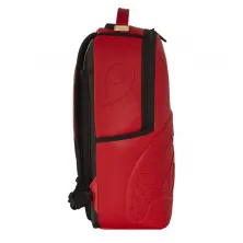 Mochila Sprayground Split Cheetah en rojo lateral 2