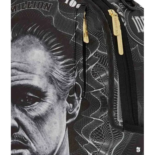 Mochila Sprayground Godfather Money detalle