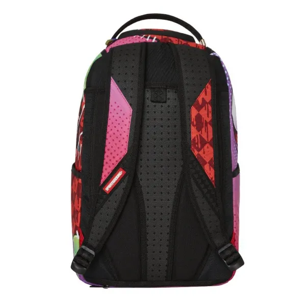 Mochila Sprayground Cut Up Stitched zombie trasera