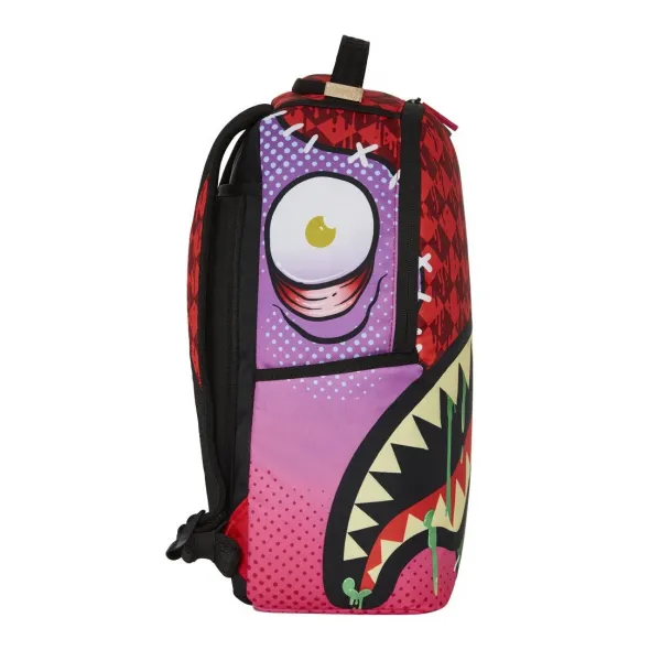 Mochila Sprayground Cut Up Stitched zombie lado